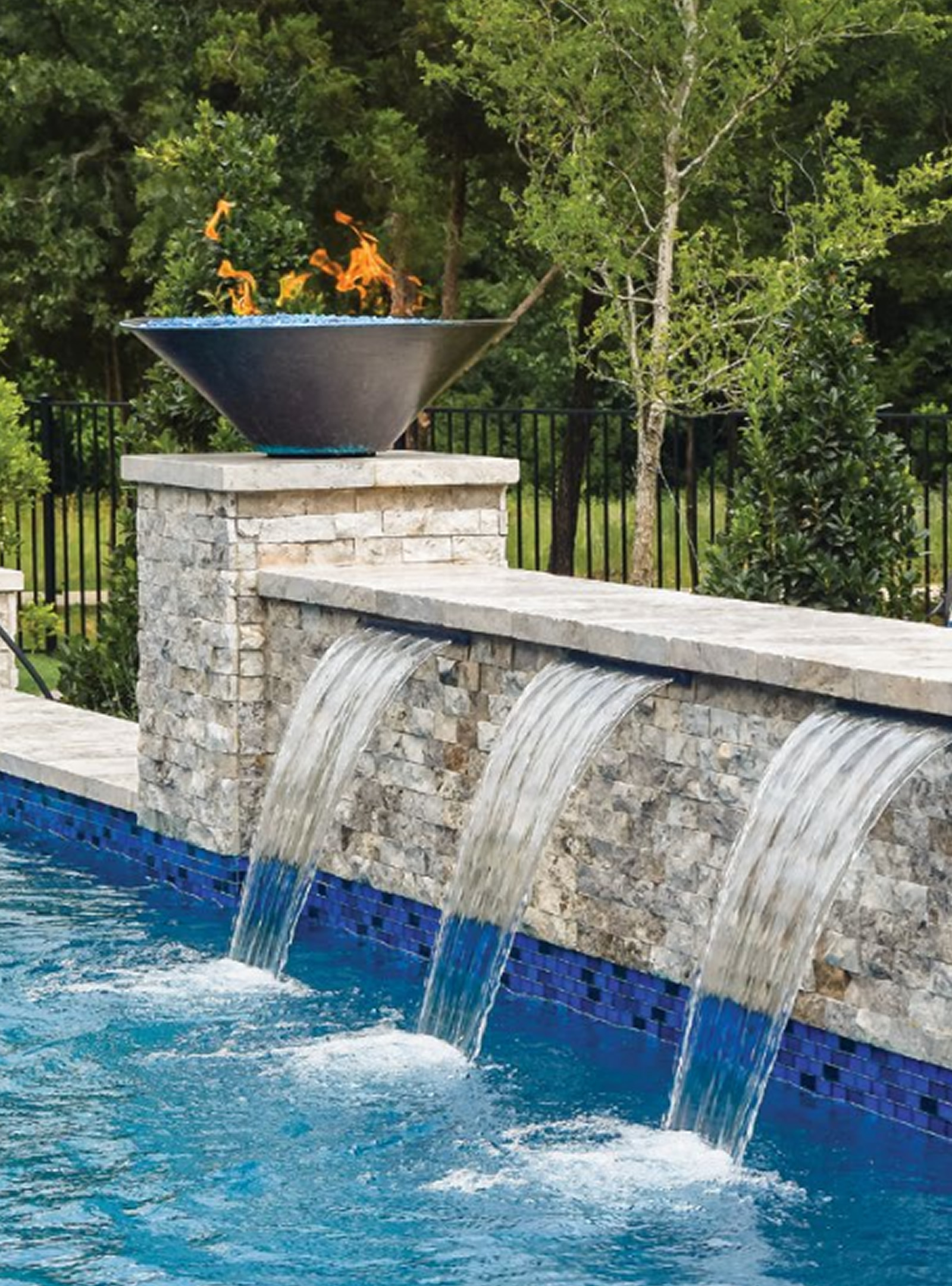 Pool Water Features Louisiana